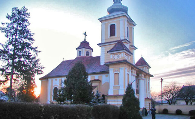 Biserica dintre brazi din orașul Sibiu