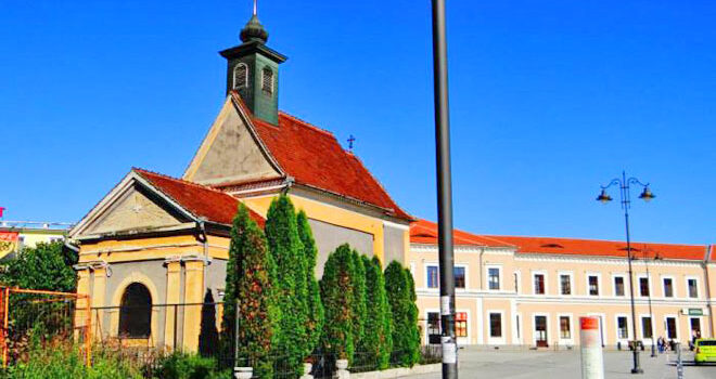 Capela Sfănta Cruce din orașul Sibiu; județul Sibiu