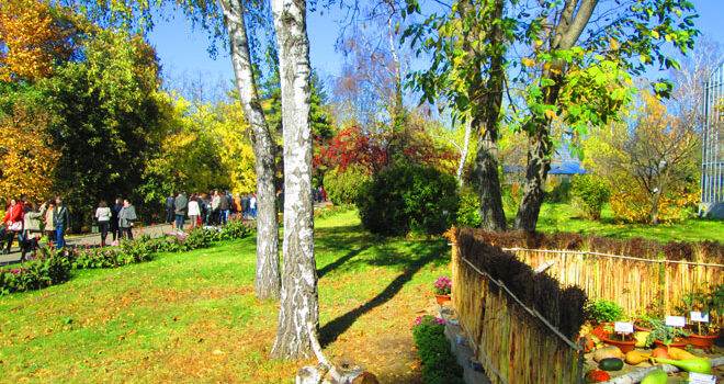 Grădina Botanică din orașul Iași; județul Iași