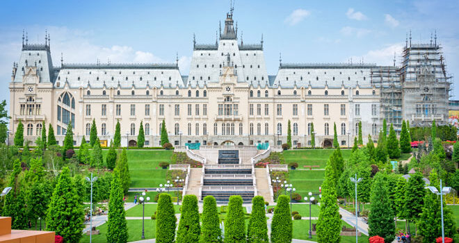 Palatul Culturii din orașul Iași; județul Iași