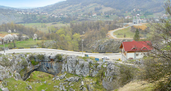 Podul Grohot din comuna Bulzeștii de Sus, Hunedoara